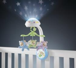 Mattel Fisher-Price: 3 az 1-ben altatódalos kiságyforgó (CDN41)