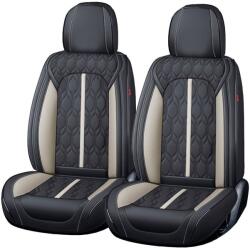 Carguard Prémium 5 személyes autótakarók Deluxe perforált öko bőrből - fekete - fehér