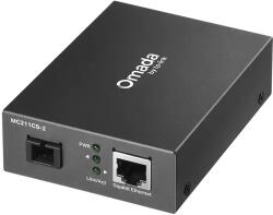 TP-Link Конвертор TP-LINK MC211CS-2, 1GbE RJ45 към Gigabit SM SC, Rx1310/Tx1550nm 2 km (MC211CS-2)