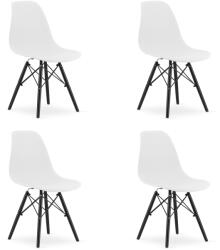 Bravolo OSAKA Szék Fehér / Lábak Fekete x 4