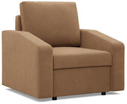 GreenSite Zeus fotel, döntött kartámasz, szövet anyag, bonell töltet, barna - pepita