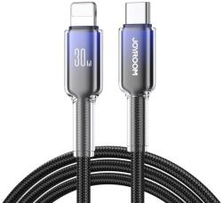 JOYROOM Cablu de date Joyroom S-A42, USB-C/Lightning, 30W, 1.2m, Negru (6956116728113)
