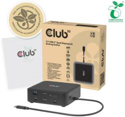 Club 3D CSV-2542 12-1 USB-C Quad DisplayLink Docking Station (CSV-2542)