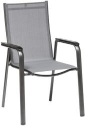 Kettler CIRRUS alumínium rakásolható kerti szék - antracit / szürke