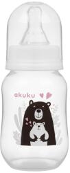 AKUKU Akuku, Ursulet, biberon cu tetina, 0 luni+, 125 ml