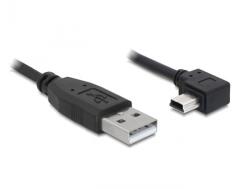Delock Cablu convertor USB 2.0-A male la USB mini-B 5 pini cot male la USB 2.0-A male, 5m