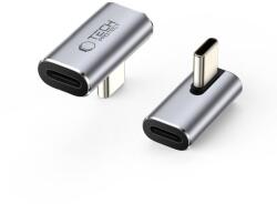 Tech-Protect Cablu de date TECH-PROTECT UltraBoost AA03, USB-C tata - USB-C mama, 100W, Gri (5906302367986)