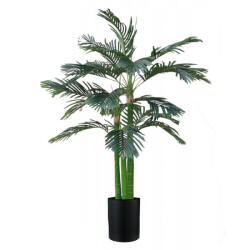  Műpálmafa, cserépben, mint egy igazi, nagy, valósághű, magassága 1, 8 cm DRZ04