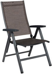 Kettler CIRRUS alumínium dönthető kerti szék - antracit / szürke