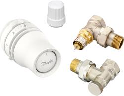 Danfoss Redai RA-IN 1/2" szelep+Redia fej+sarok szett 015g5333