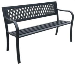 ARTOOL Kerti Pad Monica - 125x53x77 cm, Műanyag Háttámlával