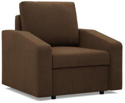 GreenSite Zeus fotel, döntött kartámasz, szövet anyag, hab töltet, barna