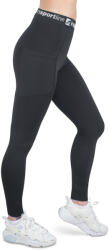 inSPORTline Női leggings inSPORTline Xelvia, széles elasztikus derékrész, alkalmazkodó sztreccs anyag, gyorsan száradó anyag, hatékony izzadságelvezetés fekete XL (30576-XL)