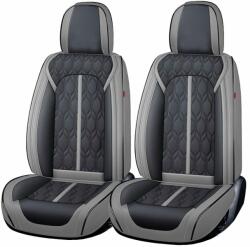 Carguard Prémium 5 személyes autótakarók Deluxe perforált öko bőrből - szürke - fekete