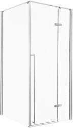 Kerra Long 100x80 króm szögletes zuhanykabin tálca nélkül (LONG-100x80-CH) - homelux