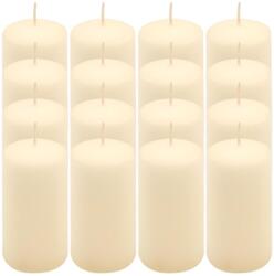  Paraffingyertya 10 cm 20 óra égési idő 16 db krém szín (DK47101_SL16)