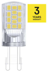 EMOS LED izzó G9 JC 4W 470lm 3000K 320° vil. szög Emos ZQ9544 3 év garancia (ZQ9544)