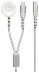 SWISSTEN Wireless charging cable 2in1 for Apple Watch + USB-C 1, 2 m