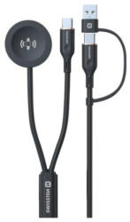 SWISSTEN Wireless magnetic charging cable 2in1 for Samsung Watch + USB-C 1, 2 m