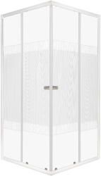 Kerra Xenia SQ 90 fehér szögletes zuhanykabin tálca nélkül (XENIA-SQ-WH-90-SOLO) - geminiduo