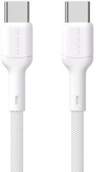 Dudao L9C 65W USB-C - USB-C Kábel 1m - Fehér (L9C-White-1M)