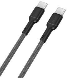 Dudao L9C Max 240W PD USB-C - USB-C Kábel 1.2m - Fekete (L9CMAX-Black-1M)