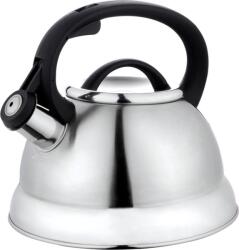 Kinghoff Teáskanna, Sípszóval, Szálcsiszolt Inox, 2.2L KH-3774 (KH-3774) (KH-3774)