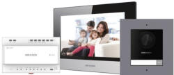 Hikvision DS-KIS702Y(O-STD)/EUROPE BV - 2-vezetékes IP többlakásos audio, video kaputelefon szett