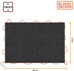 Black & Decker Black&Decker takaróponyva - 1, 6x2, 5 m