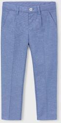 MAYORAL gyerek nadrág vászonkeverékből - kék 140 - answear - 15 690 Ft