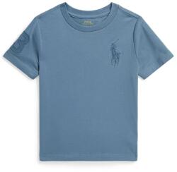 Ralph Lauren gyerek pamut póló - kék 109-116 - answear - 23 990 Ft