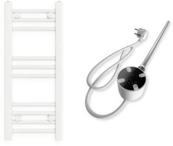  Törölközőszárító radiátor elektromos fűtőpatronnal 30 x 70 cm - Nero Italia AF22-200W (fehér)