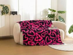  Mikroplüss pléd AMORYS, rózsaszín Méret: 200 x 220 cm