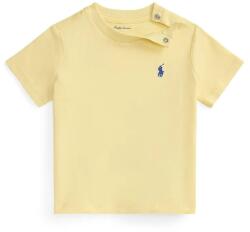 Ralph Lauren baba pamut póló - sárga 85-90