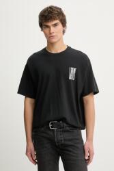 Levi's pamut póló VINTAGE FIT GRAPHIC - fekete L
