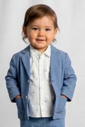 Mayoral vászonkeverékből készült gyerek kabát - kék 98 - answear - 20 490 Ft
