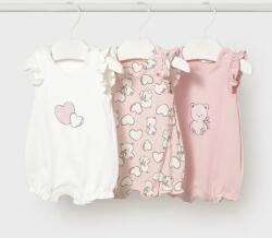 Mayoral Newborn baba pizsama 3 db - rózsaszín 55 - answear - 18 090 Ft