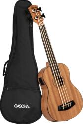  Cascha HH 2175 Natúr basszus ukulele