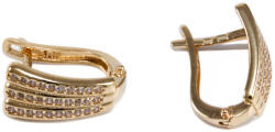 Ékszershop Köves legyező arany fülbevaló (1325616)