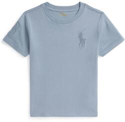 Ralph Lauren gyerek pamut póló - kék 117-123 - answear - 23 990 Ft