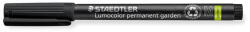 STAEDTLER Alkoholos marker, M, kúpos, STAEDTLER "Lumocolor Garden 319 GM", fekete (319 GM M-9) - mystock