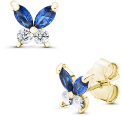  14 karátos arany pillangó fülbevaló (AU14314) AU14314