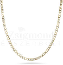  14 karátos arany férfi Panzer nyaklánc - 50 cm / 2, 5 mm (AU14279) AU14279