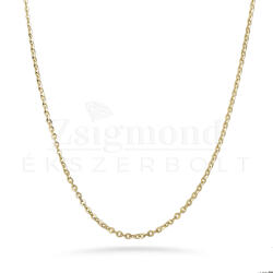  14 karátos arany tömör Anker nyaklánc (medálhoz is) - 45 cm / 1, 5 mm (AU14276) AU14276