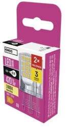 EMOS Classic JC G9 4W (40W) 470lm ZQ9544.2 meleg fehér LED izzó (EMOS-ZQ9544-2)