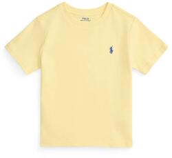 Ralph Lauren gyerek pamut póló - sárga 102-108