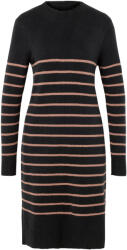 Tchibo - Női kötött ruha - nő - méret M 40/42 - fekete/csíkos
