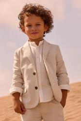 Mayoral vászonkeverékből készült gyerek kabát - bézs 92 - answear - 25 290 Ft