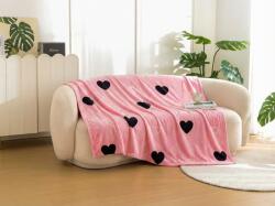  Patura Cocolino CORAZON, roz Dimensiune: 160 x 200 cm Patura