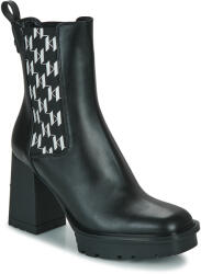 Karl Lagerfeld Botine Femei VOYAGE VI Monogram Gore Boot Karl Lagerfeld Negru 40
